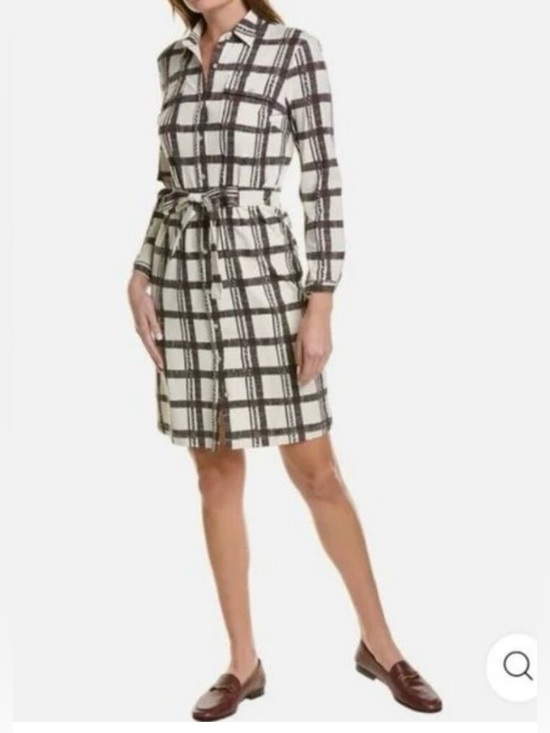 J Mclaughlin Dresses & Skirts - J. McLaughlin Catalina cloth button down shirt dress office professional classic